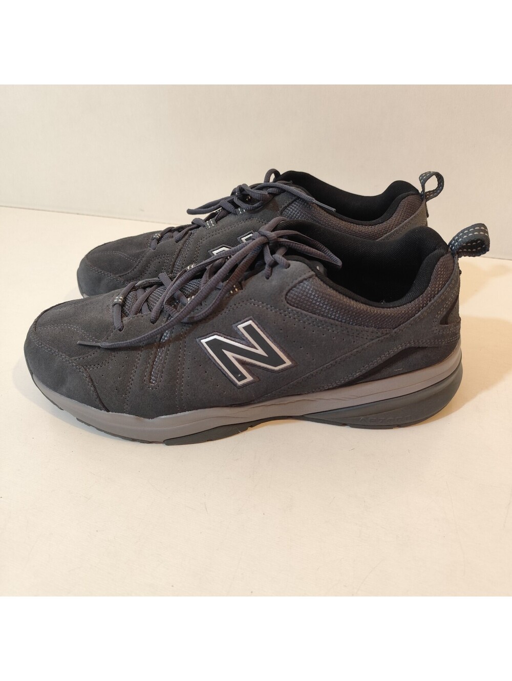 New Balance 608 Orca Gunmetal Training Gray Suede MX608DG5 (M 14)(W 15.5) 4E
